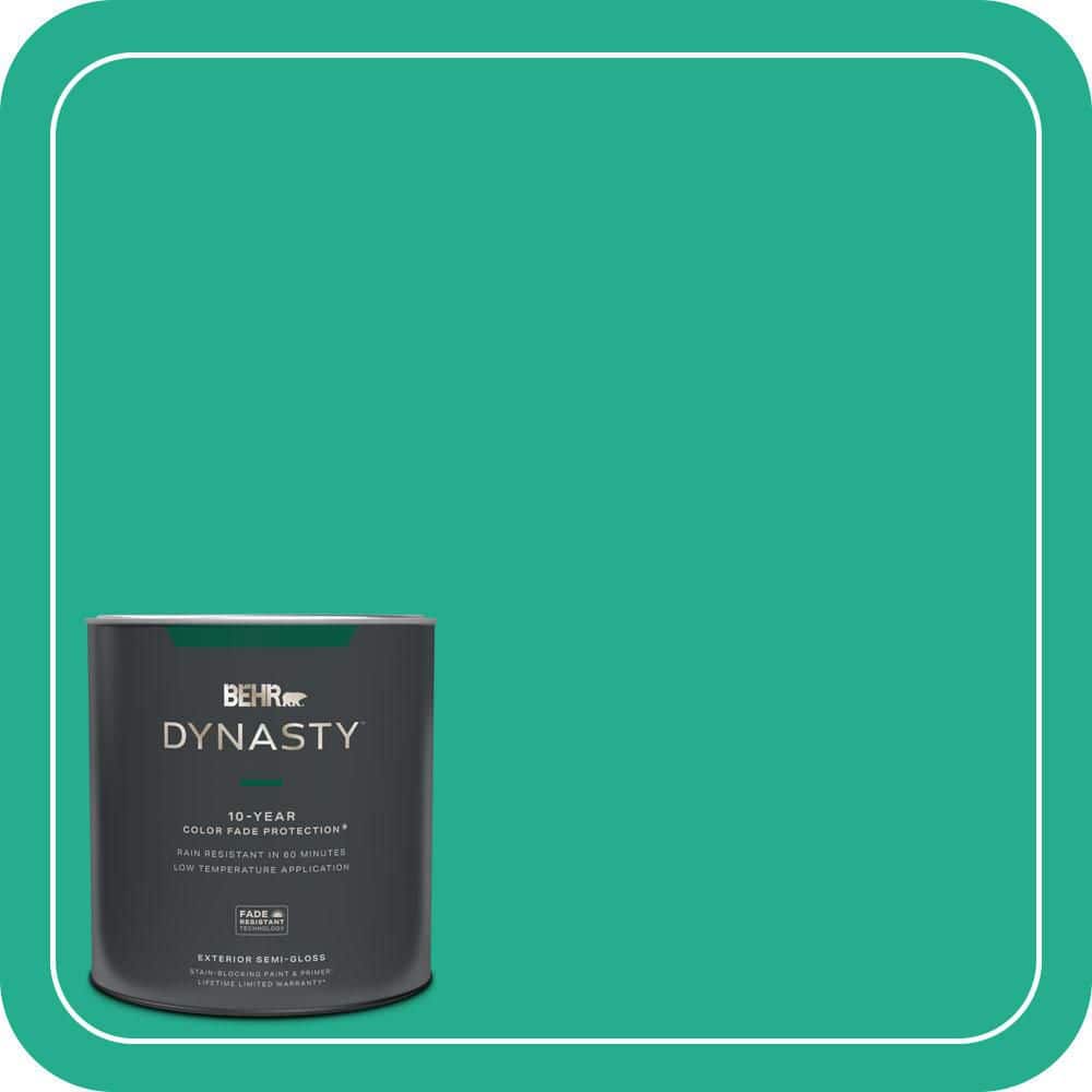 BEHR DYNASTY 1 qt. #P430-5 Enchanted Wells Semi-Gloss Exterior Stain-Blocking Paint & Primer