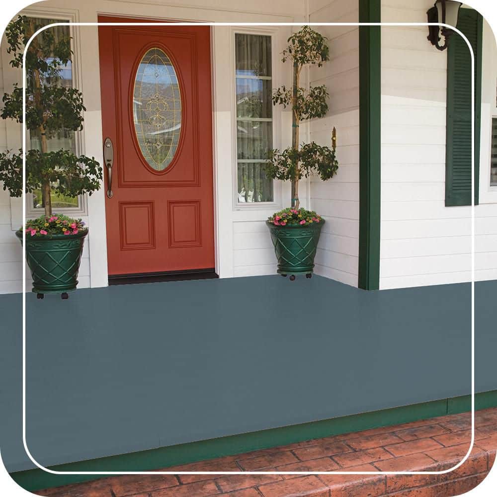 BEHR PREMIUM #540F-5 Low-Lustre Enamel Interior/Exterior Porch and Patio Floor Paint (2)