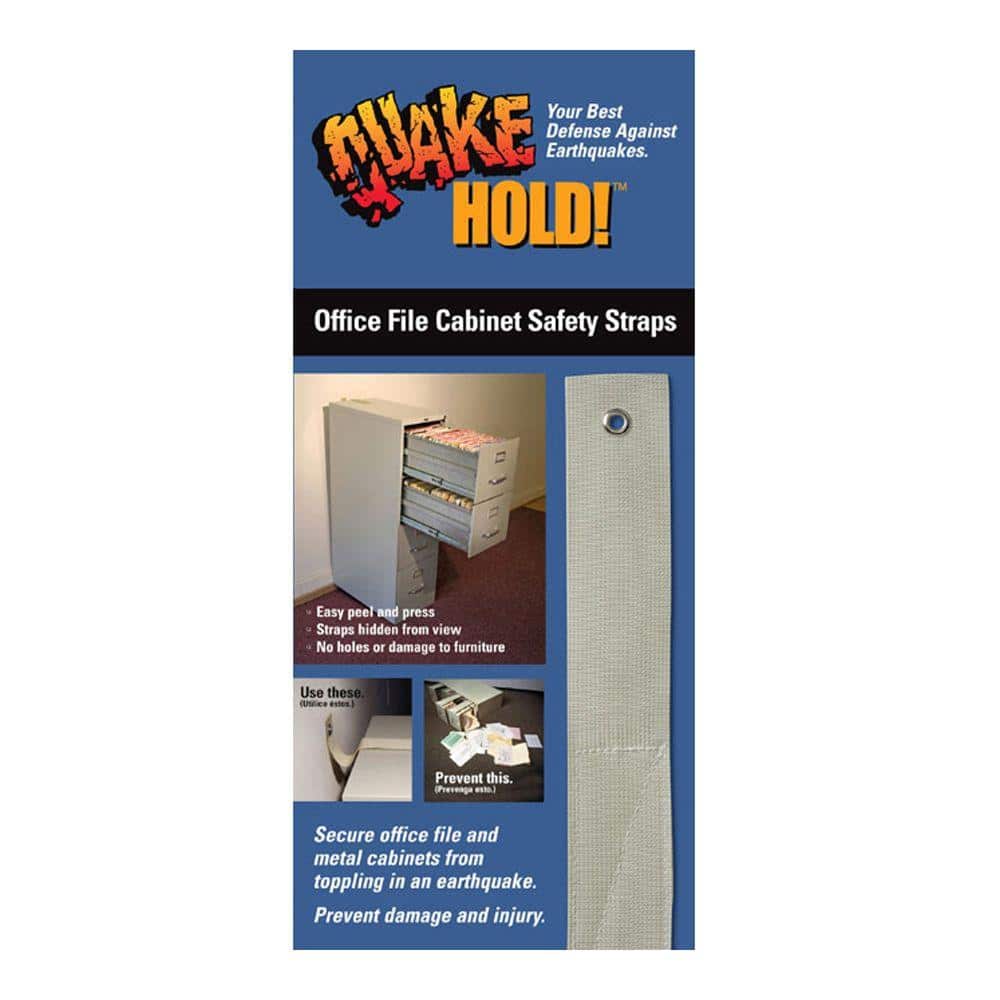 QuakeHOLD! Office File Cabinet Strap