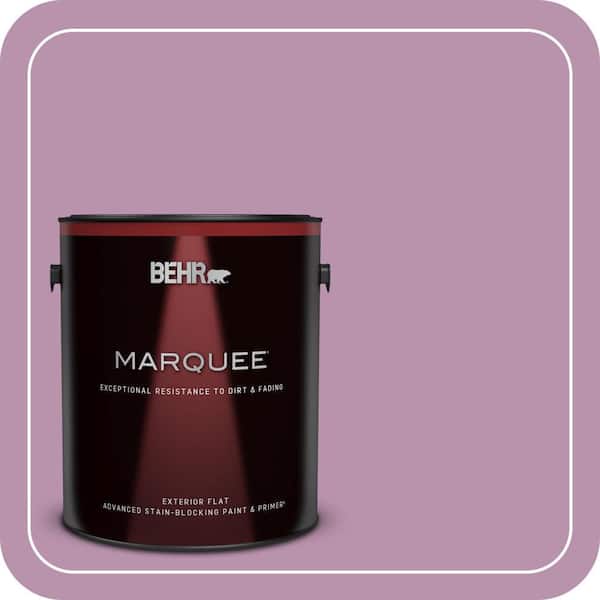 BEHR MARQUEE 1 gal. #680D-5 Bed of Roses Flat Exterior Paint & Primer (2)