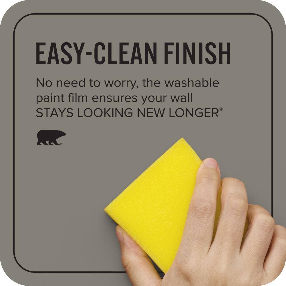 BEHR ULTRA 1 gal. #N360-5A Wood Ash Extra Durable Satin Enamel Interior Paint & Primer (4)