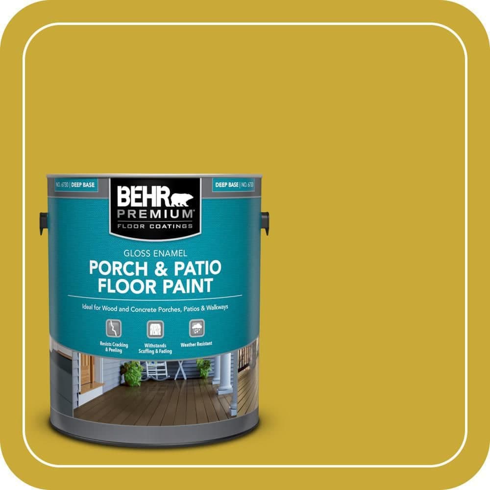 BEHR PREMIUM 1 gal. #P320-7 Sweet and Sour Gloss Enamel Interior/Exterior Porch and Patio Floor Paint