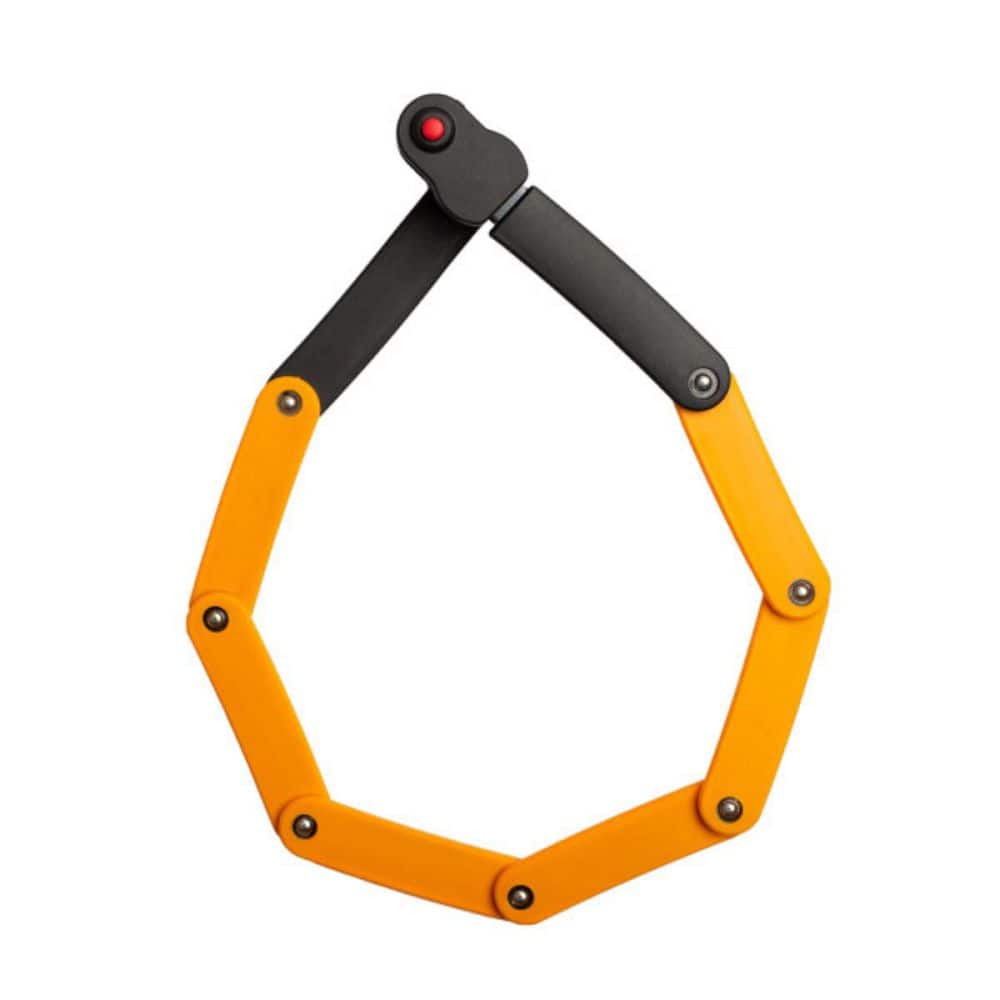 Master Lock 2-4/5 ft. Long Set Your Own Combination Folding Bike Lock with 4 mm Diameter Hardened Steel Links (2)