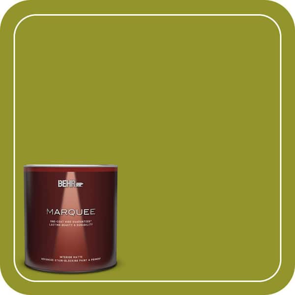 BEHR MARQUEE 1 qt. #P350-7 Lazy Lizard Matte Interior Paint & Primer (2)
