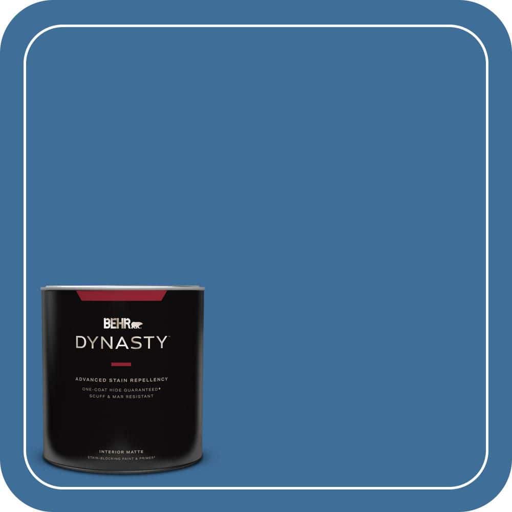 BEHR DYNASTY 1 qt. #M520-6 National Anthem One-Coat Hide Matte Interior Stain-Blocking Paint and Primer