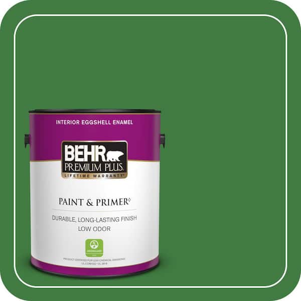 BEHR PREMIUM PLUS #M390-7 Hills of Ireland Enamel Interior/Exterior Paint & Primer Color Sample (2)