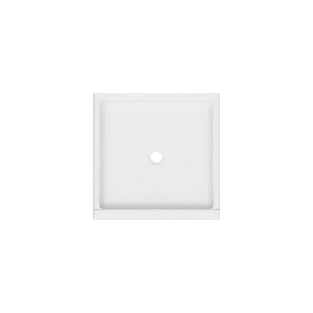 Swan Veritek 36 in. x 36 in. Single Threshold Shower Pan in White (3)