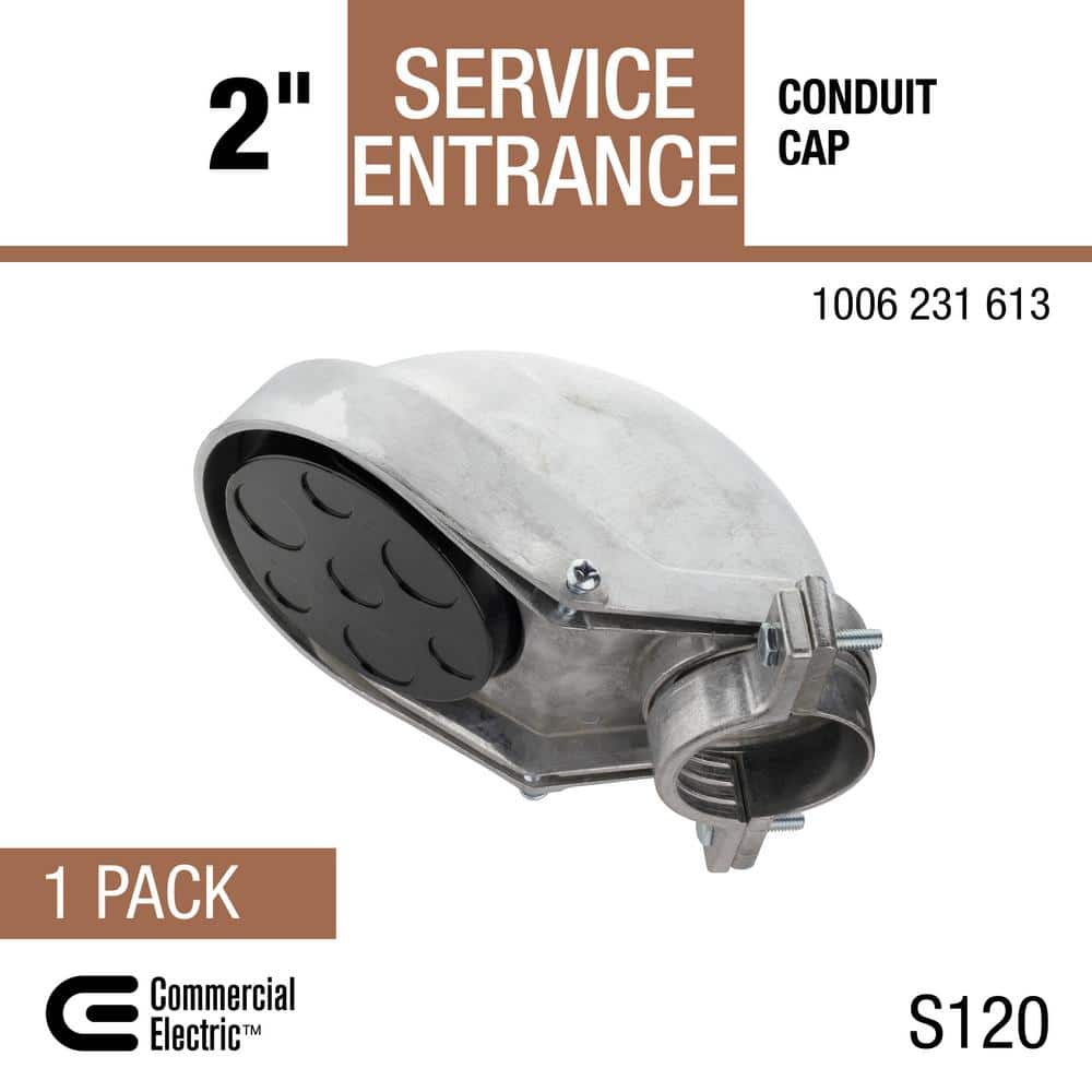 Commercial Electric 2 in. Service Entrance (SE) Conduit Entrance Cap (2)