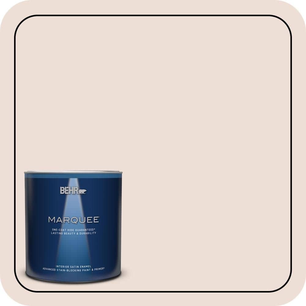 BEHR MARQUEE 1 qt. #RD-W11 Heavenly Aromas Satin Enamel Interior Paint & Primer