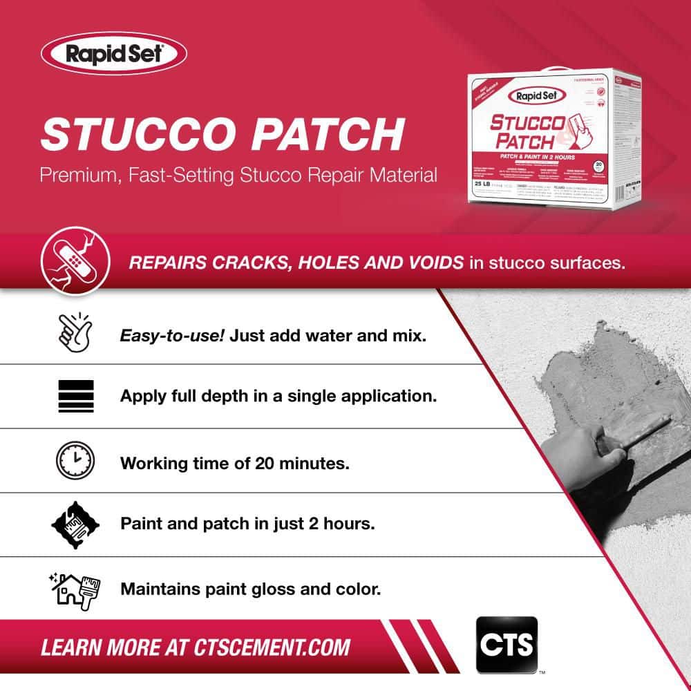 Rapid Set 25 lbs. Stucco Patch (3)