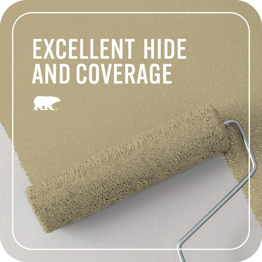 BEHR PREMIUM PLUS #PPU8-08A Makrut Lime Flat Interior/Exterior Paint & Primer Color Sample (4)