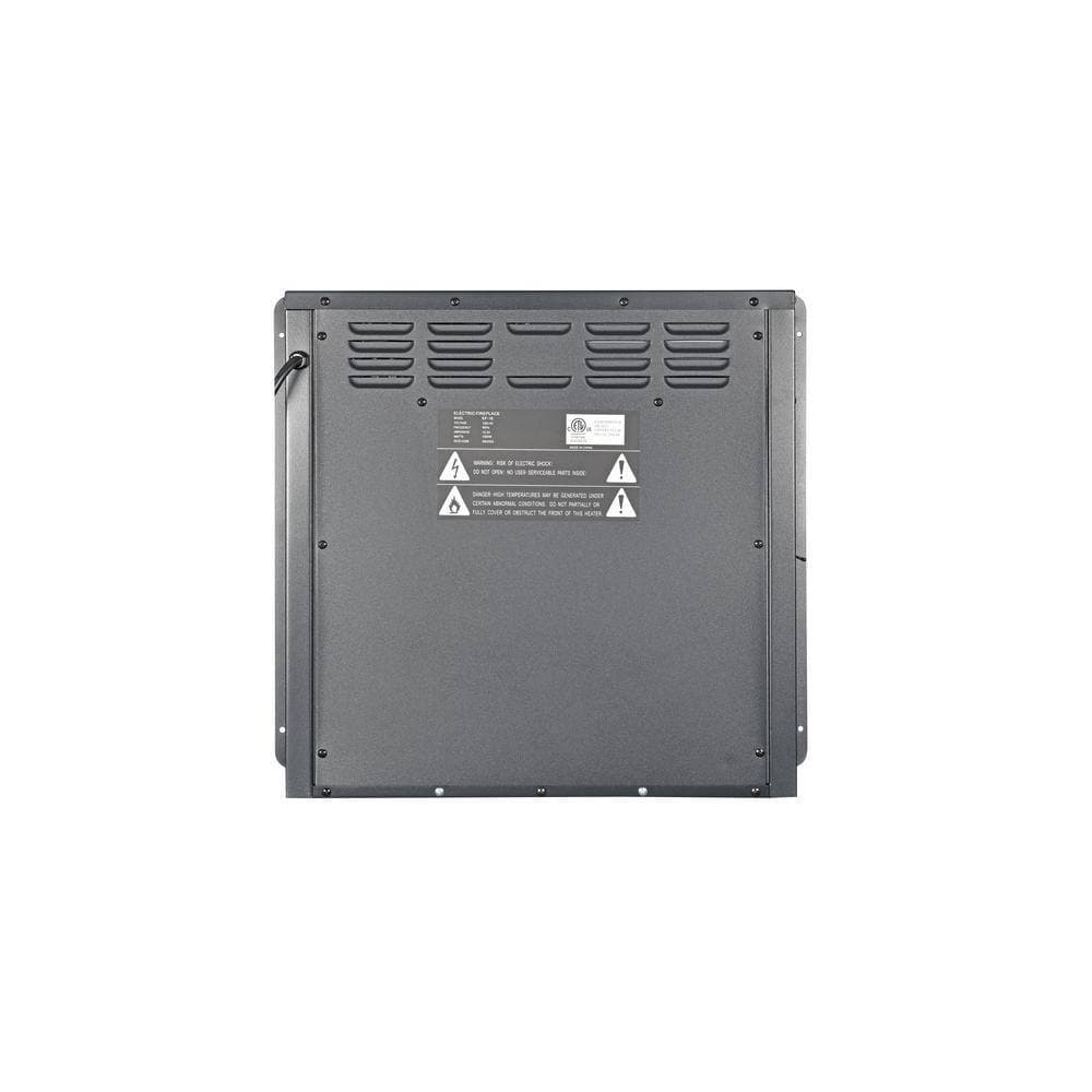 ARK DESIGN 18 in. 750-Watt/1500-Watt Black Electric Fireplace Insert (3)