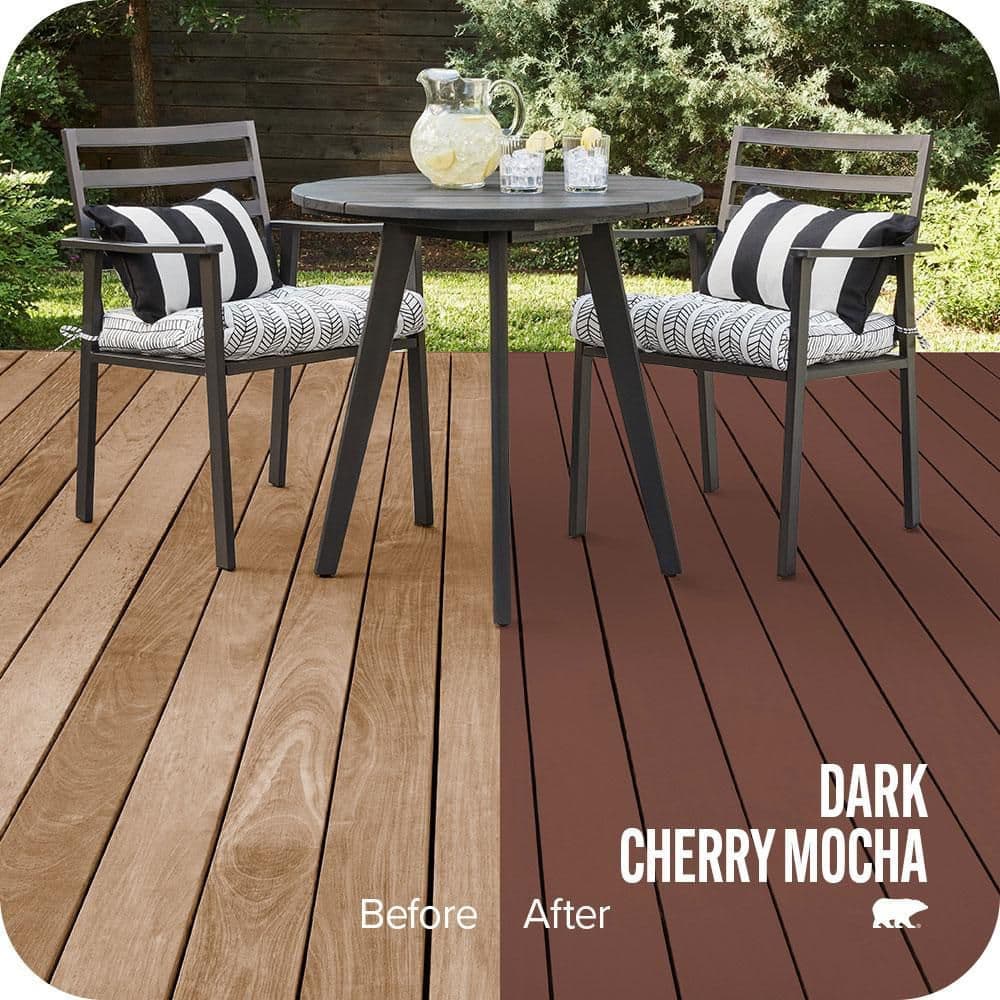 BEHR PREMIUM #S170-7 Color Waterproofing Exterior Wood Stain and Sealer (2)