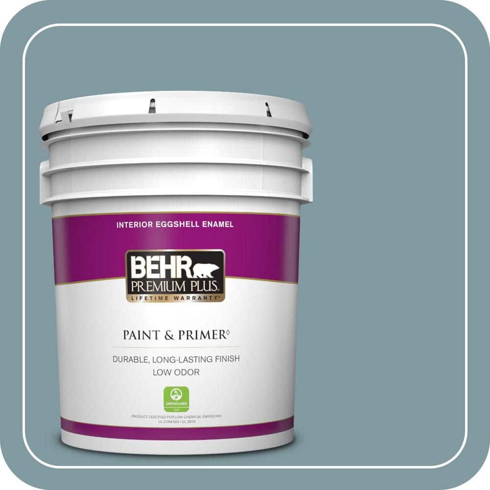 BEHR PREMIUM PLUS #ECC-56-3 Lake View Flat Low Odor & Primer (1)