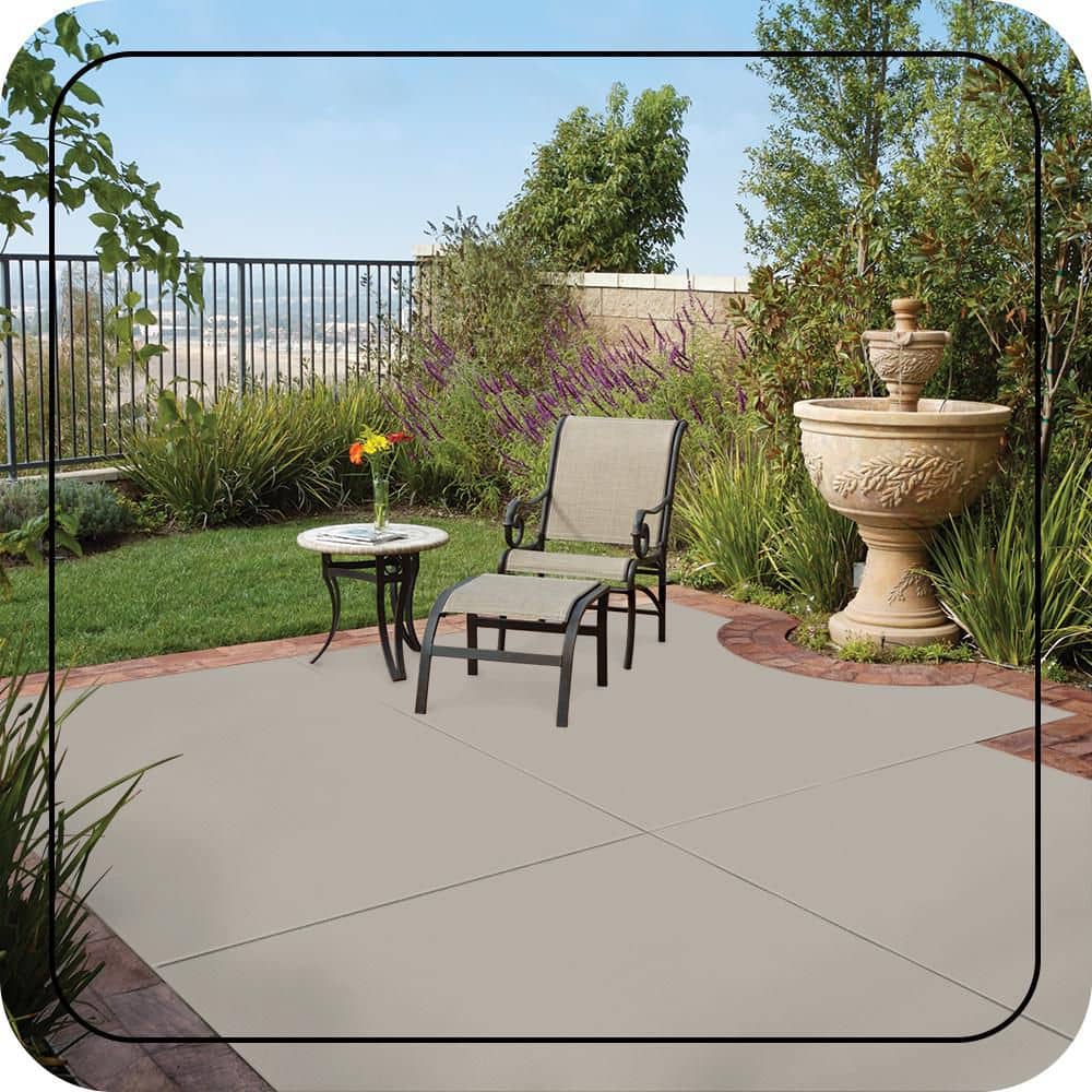BEHR PREMIUM 1 gal. #PFC-72 White Cloud Solid Color Flat Interior/Exterior Concrete Stain (3)
