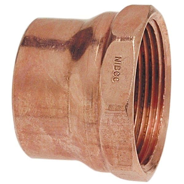 Everbilt 1-1/2 in. Copper DWV Cup x FIP Female Adapter Fitting (2)