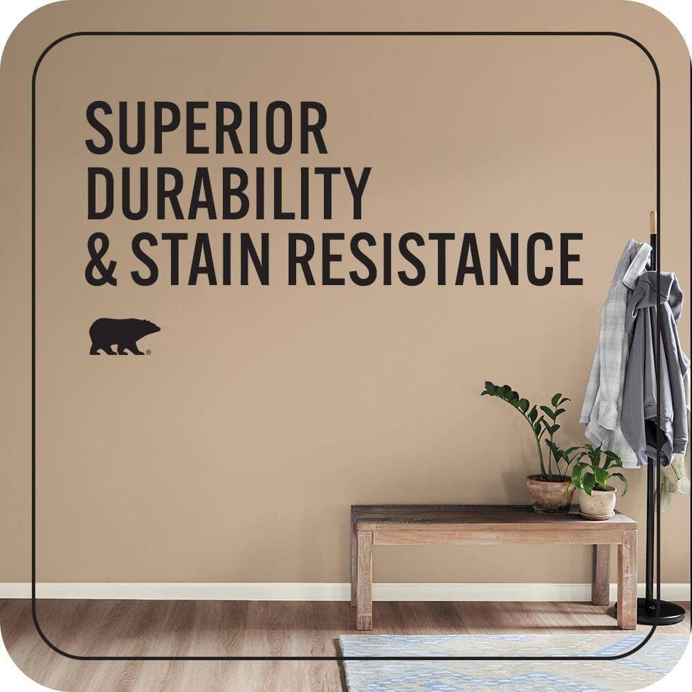 BEHR MARQUEE 1 gal. #PPU4-05 Basketry One-Coat Hide Eggshell Enamel Interior Paint & Primer (4)