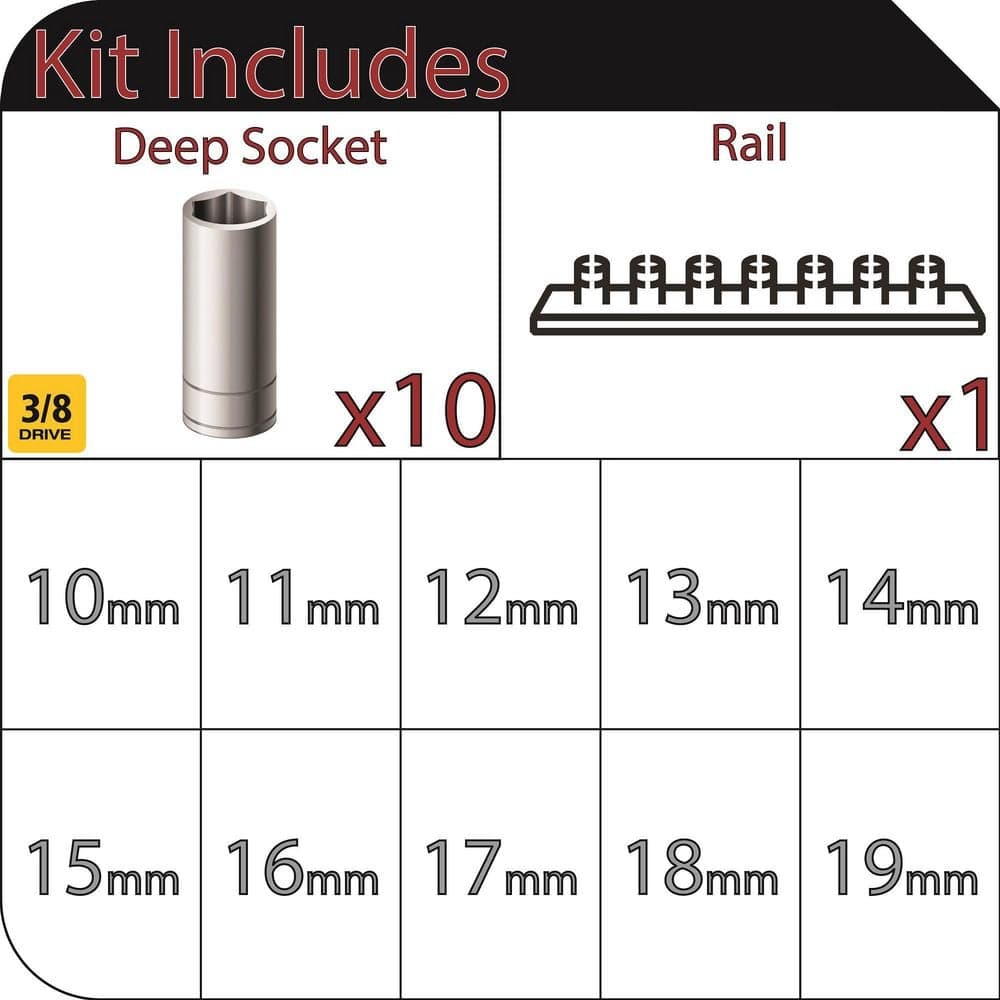 Husky 3/8 in. Drive Deep Metric Socket Set (10-Piece) (3)