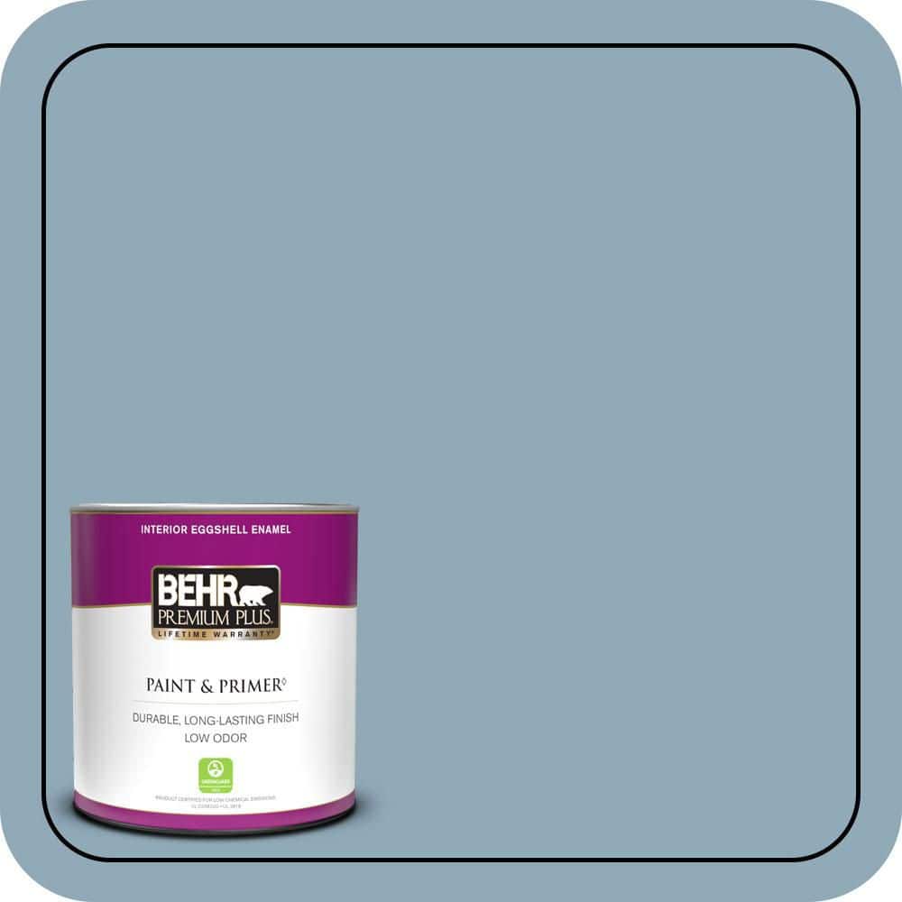 BEHR PREMIUM PLUS #PPU14-09 Windsurf Enamel Low Odor & Primer (1)