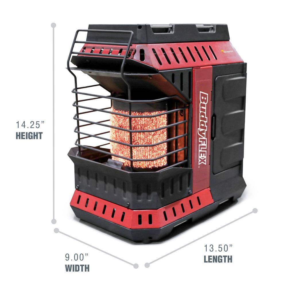 Mr. Heater Buddy FLEX 11,000 BTU Radiant Propane Outdoor Space Heater for Massachusetts and Canada (3)