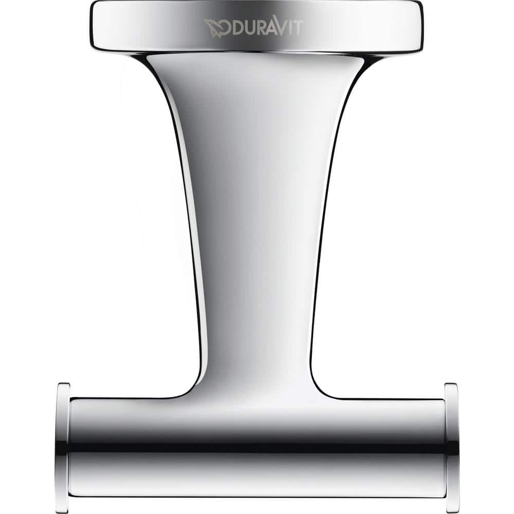 Duravit Starck T Knob Robe/Towel Hook in Chrome