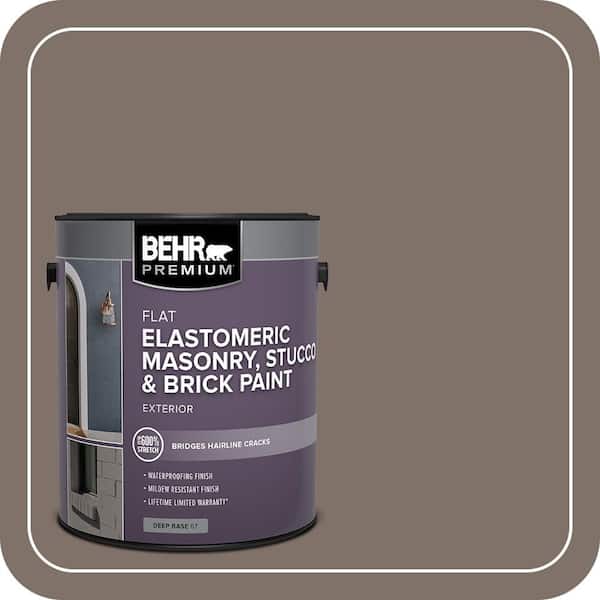 BEHR PREMIUM 5 gal. #MS-86 Dusty Brown Elastomeric Masonry, Stucco and Brick Exterior Paint (3)