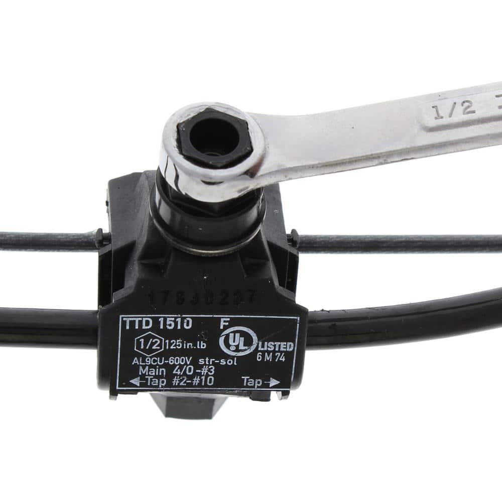 IDEAL Main 4/0 - 3 AWG, Tap 2 - 10 AWG B-Tap Connector (2)