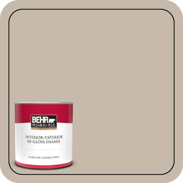 BEHR PREMIUM PLUS 1 gal. #730C-3 Castle Path Semi-Gloss Enamel Low Odor Interior Paint & Primer (2)