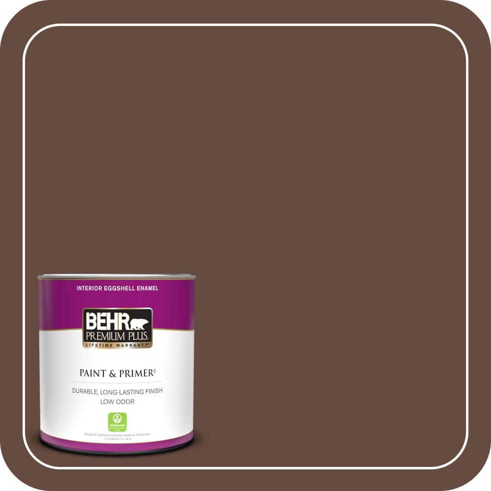 BEHR PREMIUM PLUS #QE-16 Earth Chicory Enamel Interior/Exterior Paint & Primer Color Sample (1)