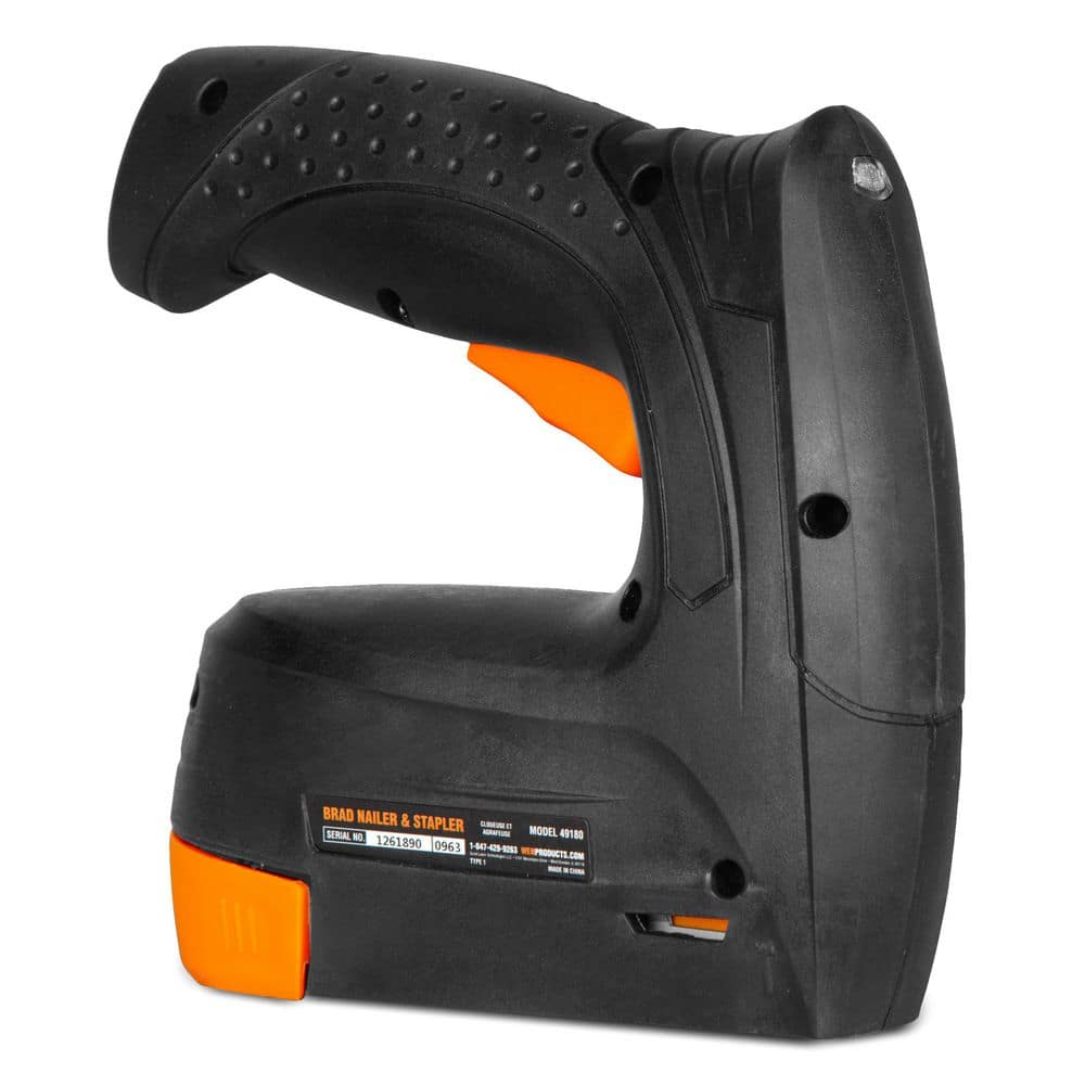 WEN 4V Max Cordless 2-in-1 5/8 in. 18-Gauge Brad Nailer & T50 Crown Stapler w/ USB Charger (49180T) (3)