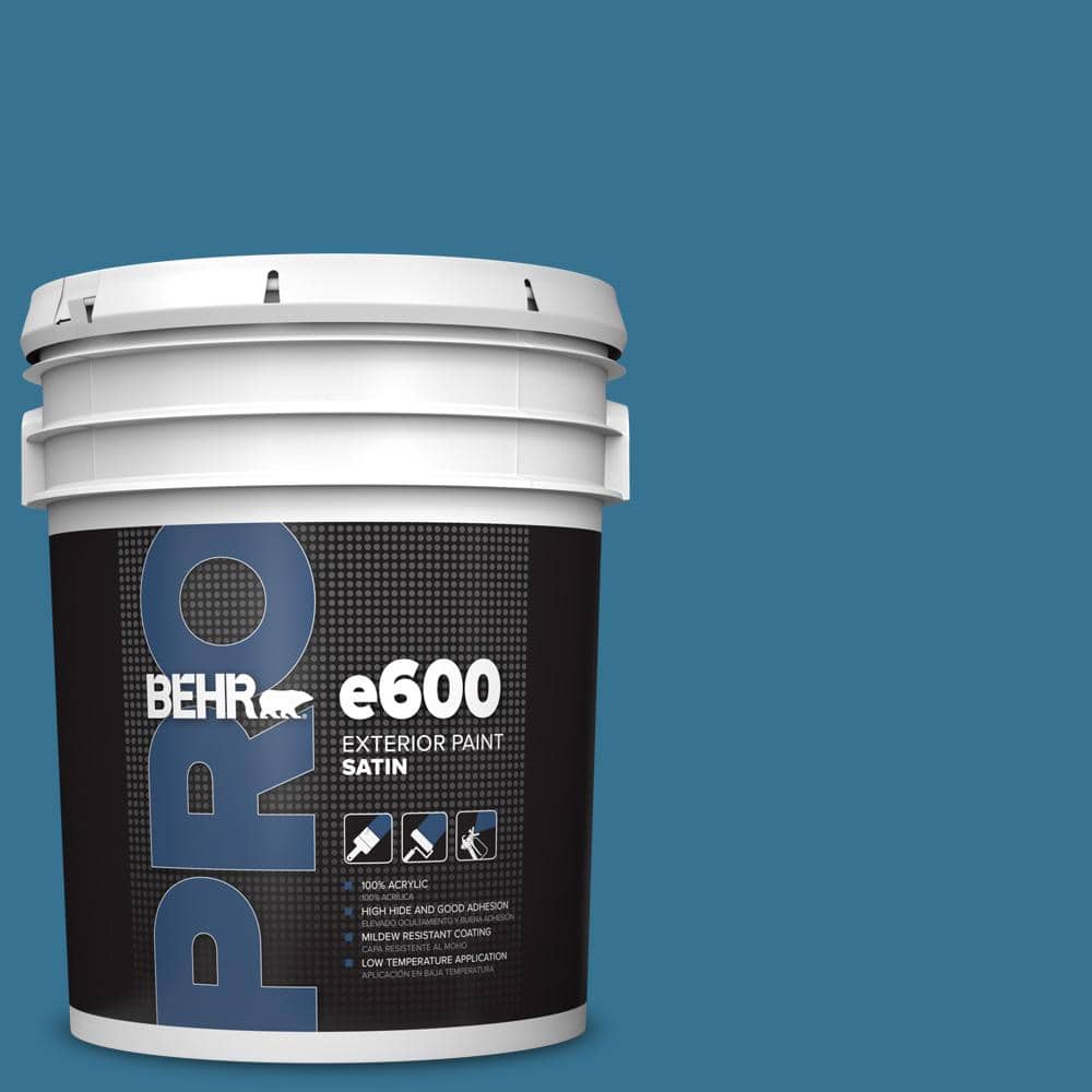 BEHR PRO 5 gal. #T18-14 Soul Search Satin Exterior Paint