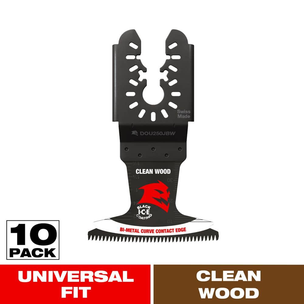 DIABLO 2-1/2 in. Demo Demon Universal Fit Bi-Metal Oscillating Blade for Clean Wood (10-Pack)