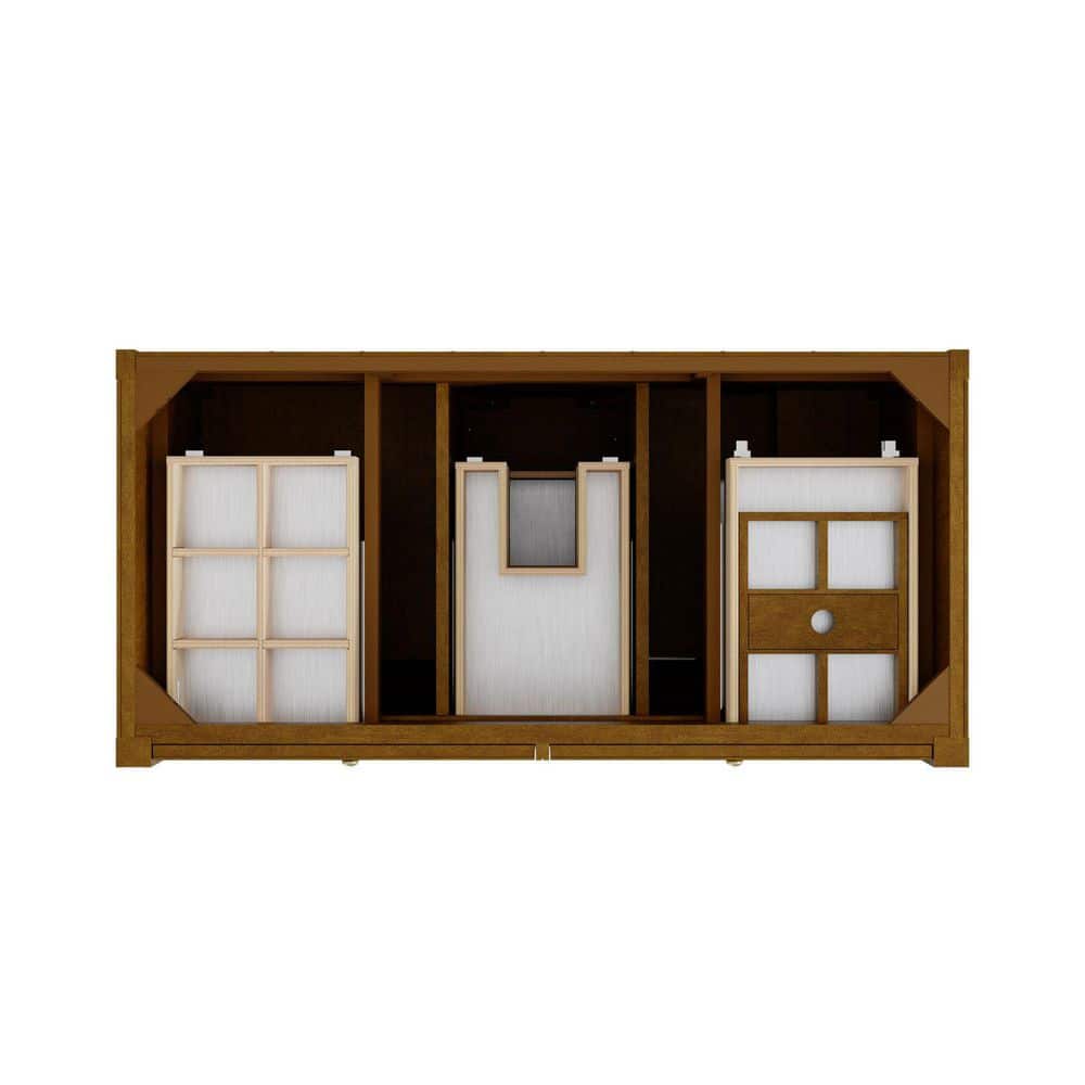 James Martin Vanities Bellshire 47.6 in. W x 23.3 in. D x 34.8 in. H Single Bath Vanity Cabinet without Top in Honey Oak (3)