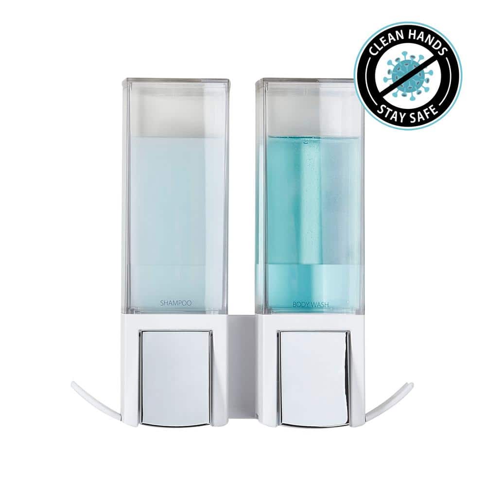 Better Living Clever Double Dispenser in White