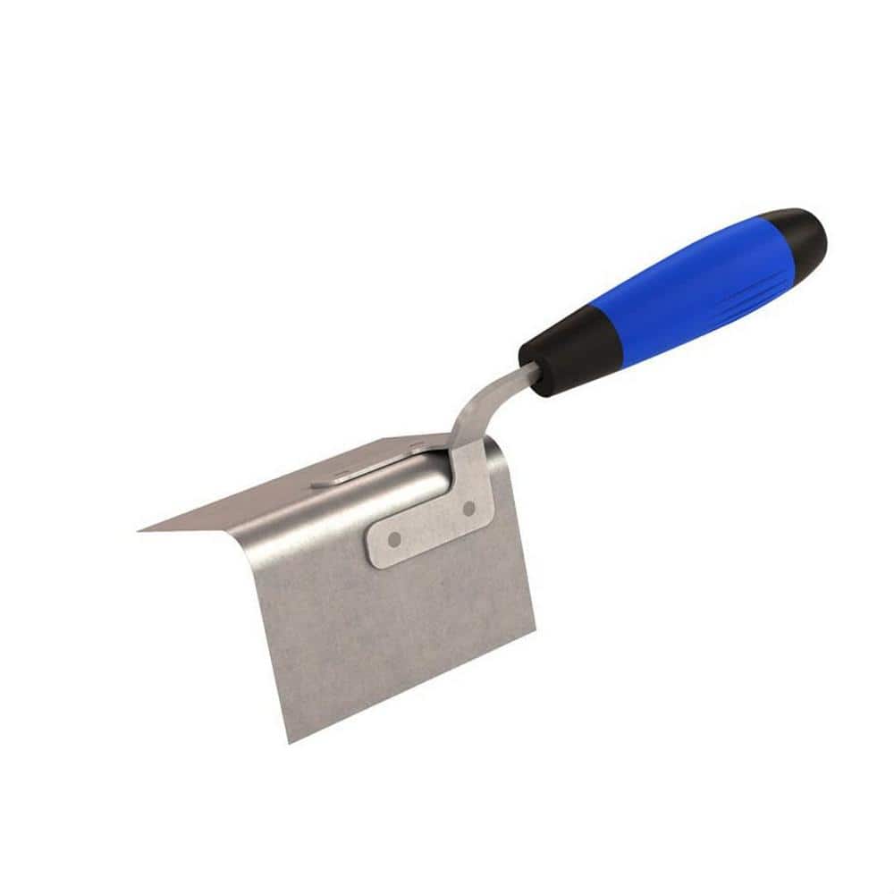 Bon Tool Outside Corner Bullnose 5 in. x 3-1/2 in. Finishing Trowel with Comfort Grip Handle