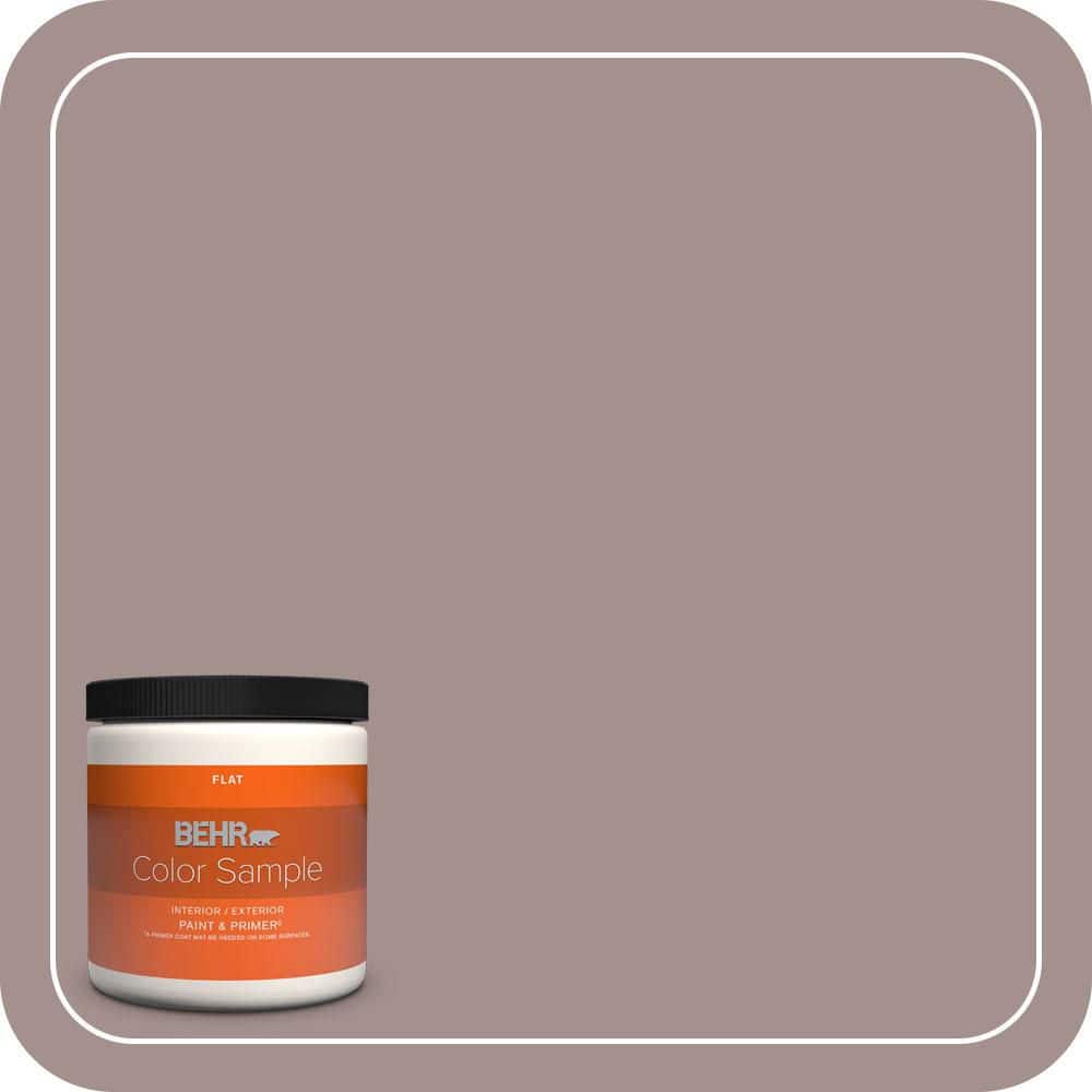 BEHR PREMIUM PLUS 8 oz. #MQ1-40 Tribeca Flat Interior/Exterior Paint & Primer Color Sample