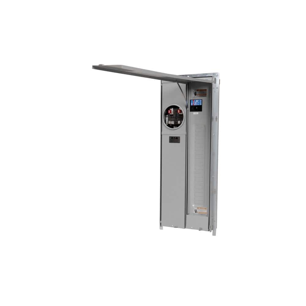 Eaton 200 Amp 120-Volt/240-Volt 20-Space 40-Circuit EUSERC BR Type Main Breaker Meter Breaker Flush, SR (4)