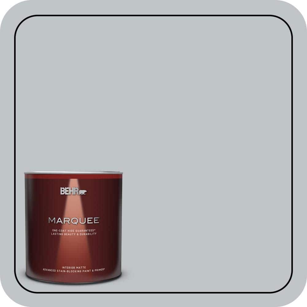 BEHR MARQUEE 1 qt. #N510-2 Galactic Tint Matte Interior Paint & Primer