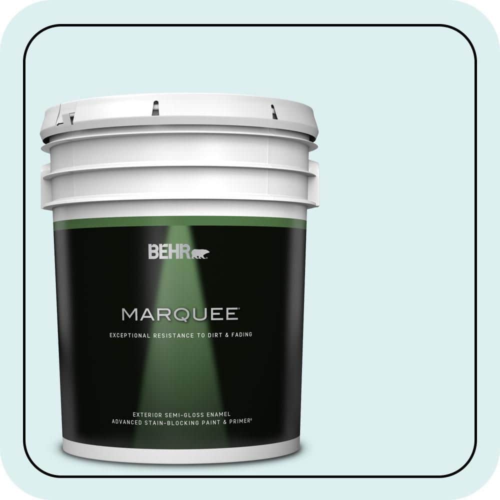 BEHR MARQUEE 5 gal. #510A-1 Soar Semi-Gloss Enamel Exterior Paint & Primer