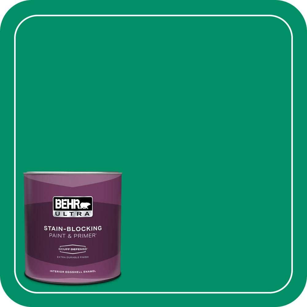 BEHR ULTRA 1 qt. #MQ4-15 Balsam Extra Durable Eggshell Enamel Interior Paint & Primer