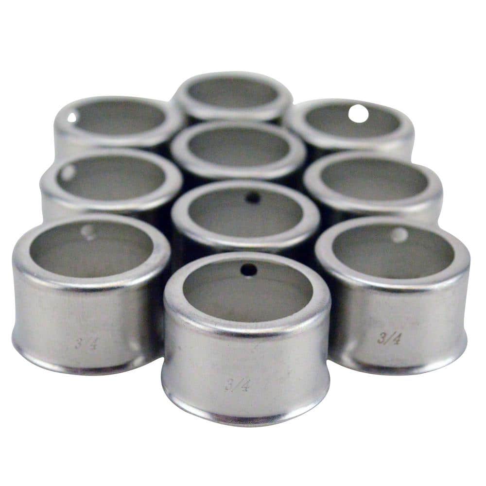 Apollo 3/4 in. Stainless Steel PEX-B Crimp Sleeve (10-Pack) (4)