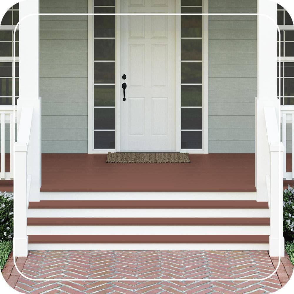 BEHR PREMIUM #ECC-26-1 Textured Low-Lustre Enamel Interior/Exterior Porch and Patio Anti-Slip Floor Paint (2)