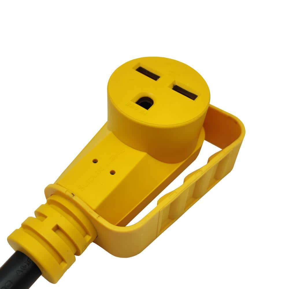 parkworld 15 ft. 10/3 30 Amp 250-Volt NEMA 6-30R Female Connector to 3-Wires Replacement Power Cord with Handle, Black (3)