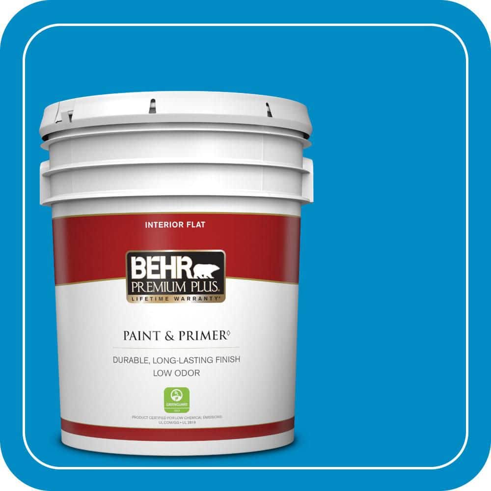 BEHR PREMIUM PLUS #MQ4-57 Celebration Blue Flat & Primer (1)