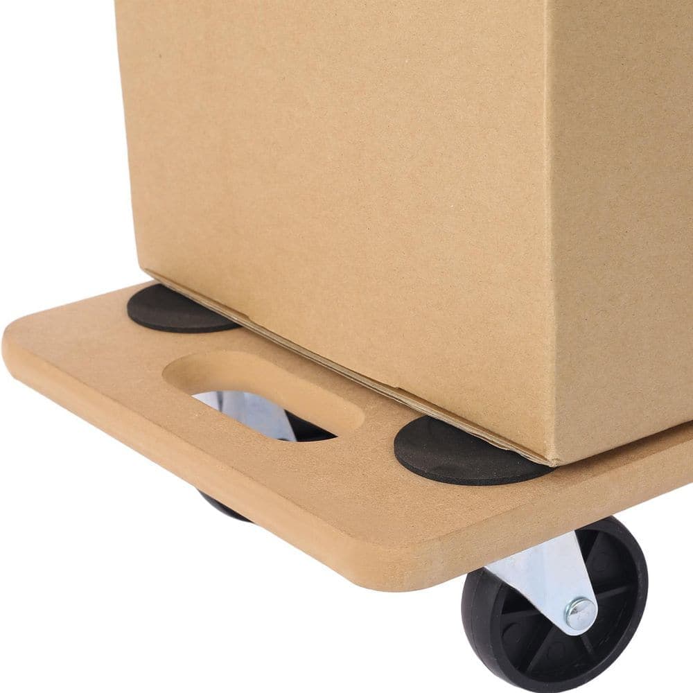 maocao hoom Furniture Moving Dolly, Heavy Duty Wood Rolling Mover with Wheels, Holds 500 lbs. (4-Piece 22.8 in. x 11.2 in. Platform) (3)