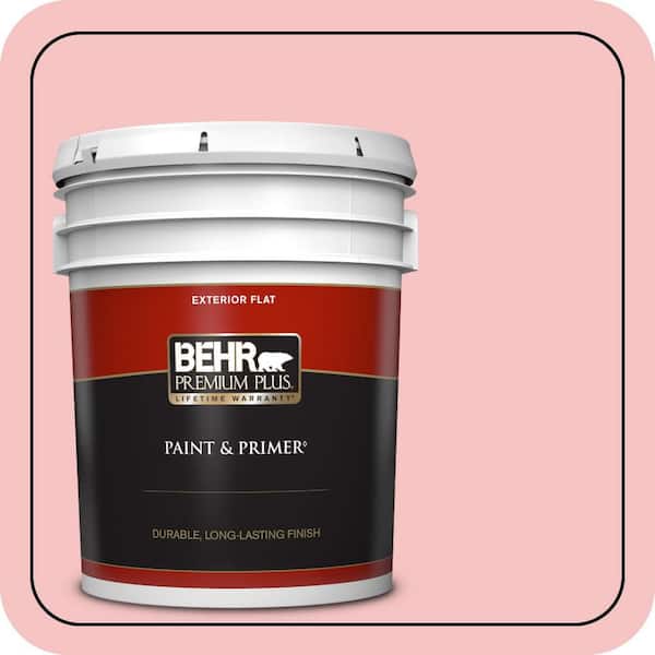 BEHR PREMIUM PLUS #140C-2 My Fair Lady Flat Interior/Exterior Paint & Primer Color Sample (4)