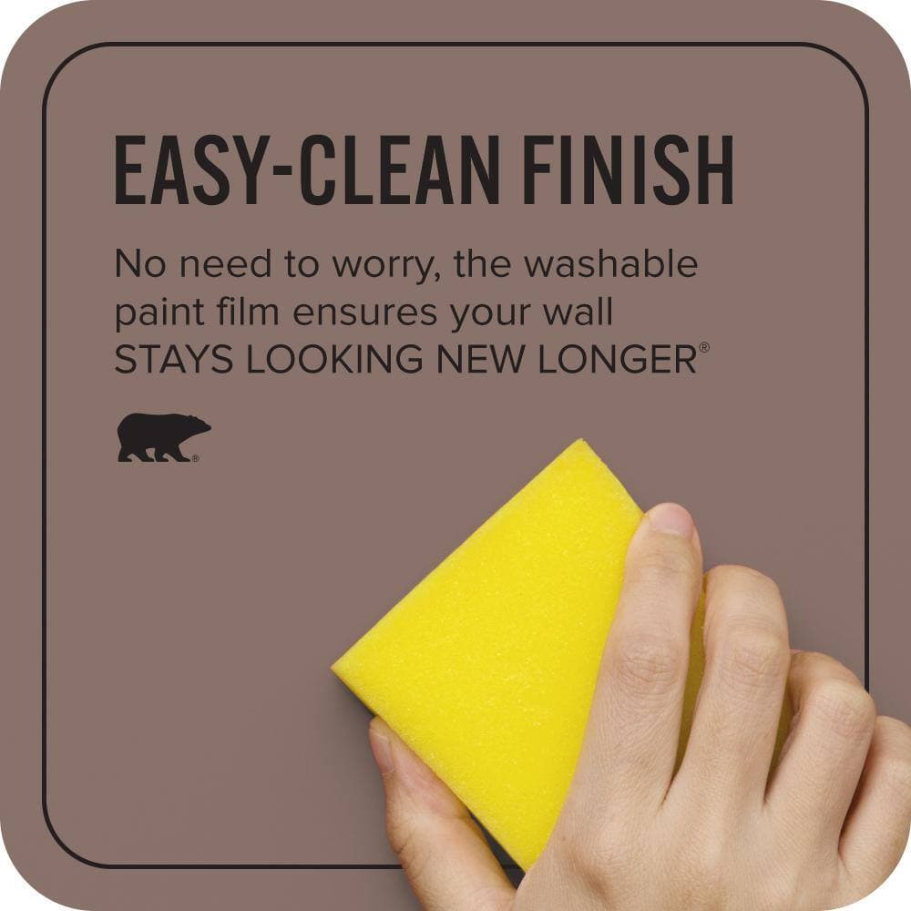 BEHR ULTRA 1 gal. #MQ1-56 Elkhound Extra Durable Flat Interior Paint & Primer (4)