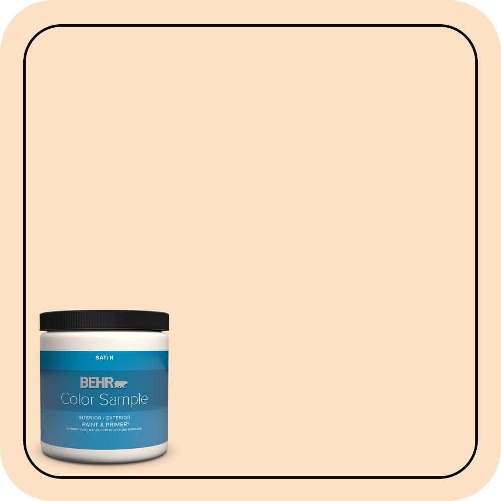 BEHR PREMIUM PLUS #290C-2 Creamy Beige Enamel Low Odor & Primer (1)