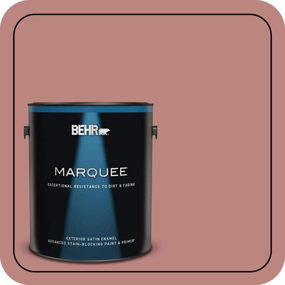 BEHR MARQUEE 1 gal. #S150-4 Red Clover Satin Enamel Exterior Paint & Primer