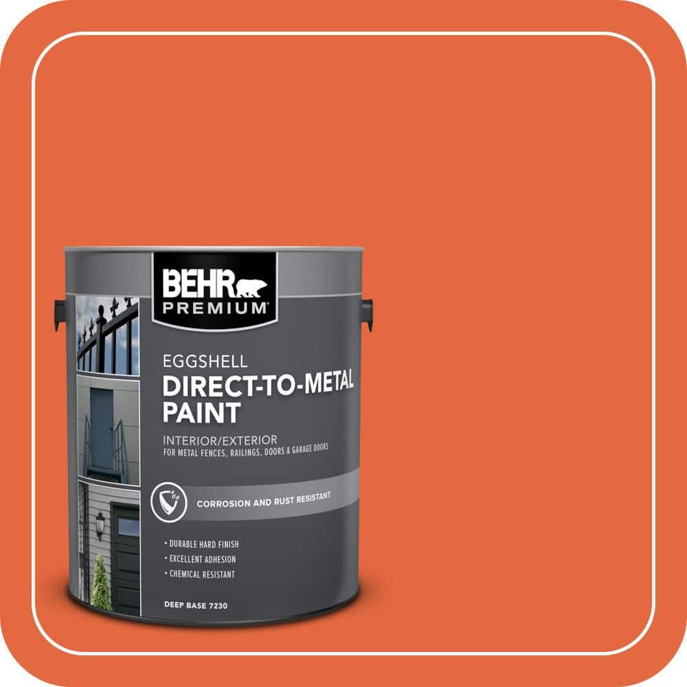 BEHR PREMIUM 1 gal. #P190-6 Emergency Zone Eggshell Direct to Metal Interior/Exterior Paint